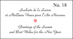 Greetings of the Season and Best Wishes for the New Year (Souhait #18)